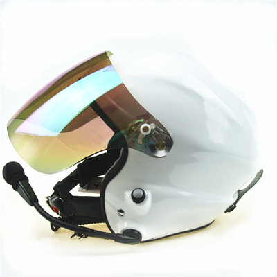Casco de doble lado PTT Paramotort GD-G color blanco llena de ruido cancelar auriculares hechos en China