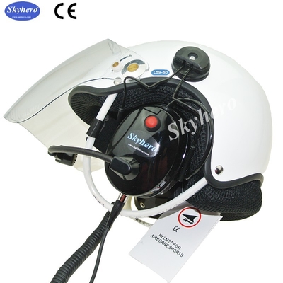 Anulación de ruido Casco para parapente con motor Casco PPG EN966 Casco para motor Blanco Negro Azul Rojo