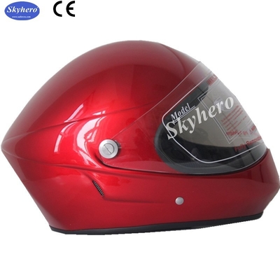 Alta calidad Casco de parapente de cara completa GD-F Color rojo De fibra de vidrio