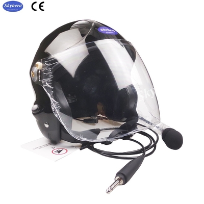 GD-K01-S6 y GD-G-S6 Casco paramotor con intercomunicador Paratrike intercomunicador systercom casco autogiro Casco de cabina abierto