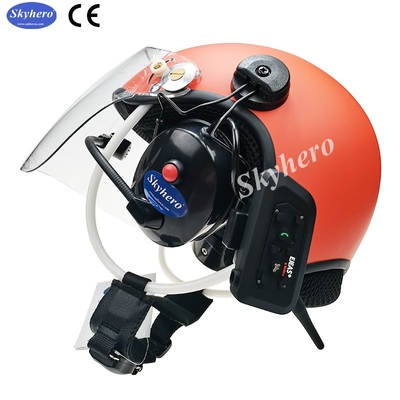 EN966 Casco de paramotor Bluetooth 4 colores 4 tamaños venta directa de fábrica Casco de paratrike,casco de deslizamiento suspendido con motor