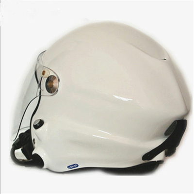 EN966 Anulación de ruido Casco de paramotor Casco PPG blanco de doble cara PTT 13 años Fábrica
