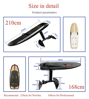 Tabla de Surf de Efoil personalizada de alta calidad Eléctrica Hydrofoil Alimentada con batería Tabla de Surf de Efoil