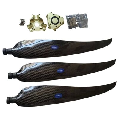 Propulsor de carbono personalizado Tierra ajustable para motores de transmisión - CW/CCW 120cm-170cm 2-3-4-5-6 hojas