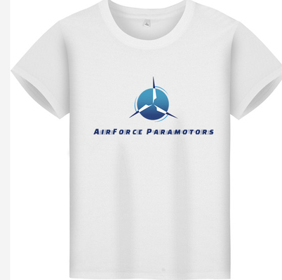 Imprima su logotipo camiseta de manga corta uniforme paramotor de parapente precio barato entrega rápida