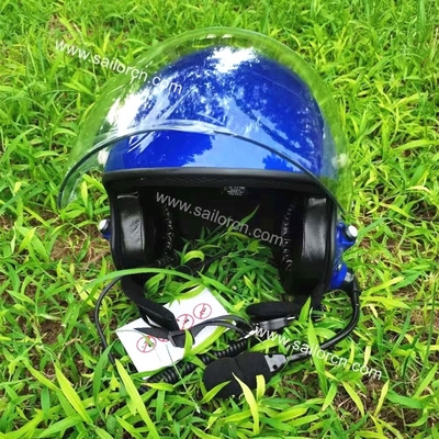 Noise cancel PPG casco con auriculares completos casco con certificación EN966 Paramotor proveedor de China