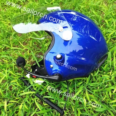 Noise cancel PPG casco con auriculares completos casco con certificación EN966 Paramotor proveedor de China