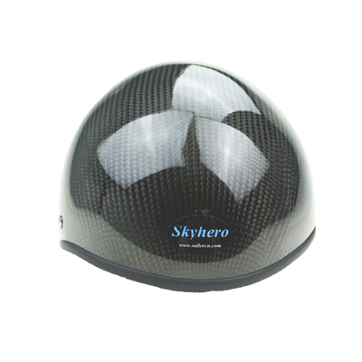 Casco para parapente GD-J con material de fibra de carbono color:fibra de carbono Tamaño: M L XL XXL media cara parapente