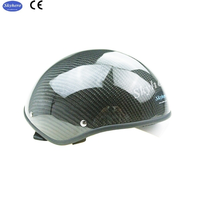 Casco para parapente GD-J con material de fibra de carbono color:fibra de carbono Tamaño: M L XL XXL media cara parapente
