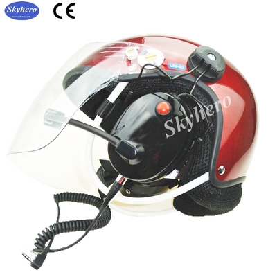 Anulación de ruido Casco para parapente con motor Casco PPG EN966 Casco para motor Blanco Negro Azul Rojo