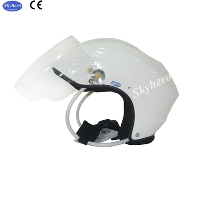 Casco negro de aviación de alta calidad casco de avión de luz de mosca casco de fibra de vidrio para la venta casco de piloto