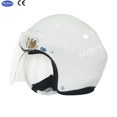 Casco negro de aviación de alta calidad casco de avión de luz de mosca casco de fibra de vidrio para la venta casco de piloto