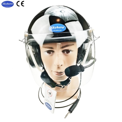 EN966 Casco para motor con auriculares de cancelación de ruido alto Casco para parapente con motor Casco PPG