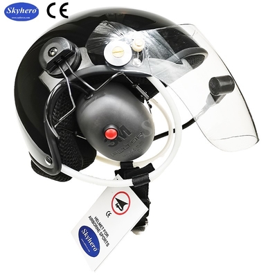 EN966 Casco para motor con auriculares de cancelación de ruido 3M Casco para parapente con motor Casco PPG