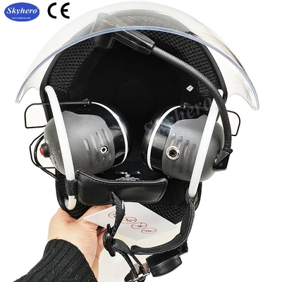 EN966 Casco para motor con auriculares de cancelación de ruido 3M Casco para parapente con motor Casco PPG