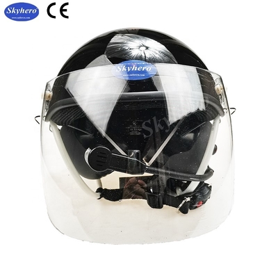 EN966 Casco para motor con auriculares de cancelación de ruido 3M Casco para parapente con motor Casco PPG
