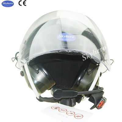 Fibra de carbono Noise cancel Casco paramotor con auriculares completos CR-GD-C02 Venta directa de fábrica Casco de parapente con motor