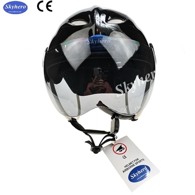 Norma EN 966 Casco para parapente motorizado GD-G01Cancelar el ruido Casco paramotor color rojo negro blanco azul paramotor