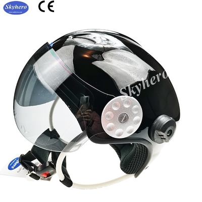 Norma EN 966 Casco para parapente motorizado GD-G01Cancelar el ruido Casco paramotor color rojo negro blanco azul paramotor