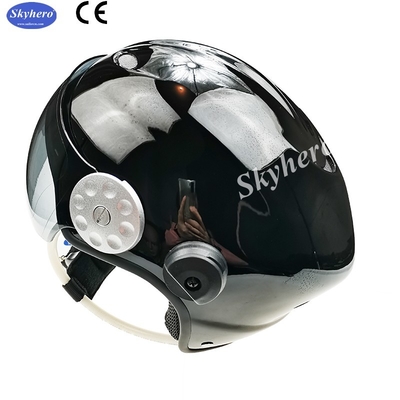 Norma EN 966 Casco para parapente motorizado GD-G01Cancelar el ruido Casco paramotor color rojo negro blanco azul paramotor