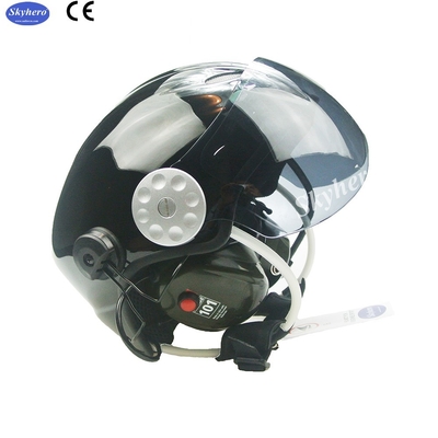 En 966 Casco para parapente con motor estándar Noise Cancel Paramotor Casco Color Rojo Negro Blanco Azul Paramotor