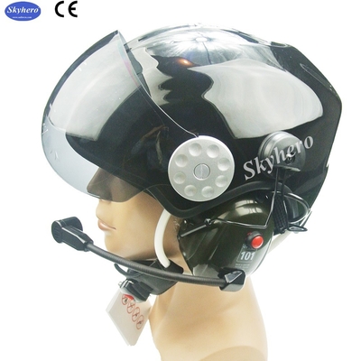 En 966 Casco para parapente con motor estándar Noise Cancel Paramotor Casco Color Rojo Negro Blanco Azul Paramotor