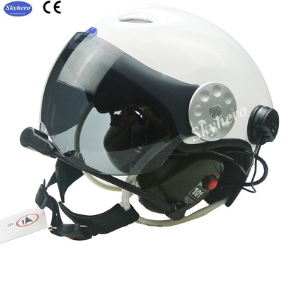 En 966 Casco para parapente con motor estándar Noise Cancel Paramotor Casco Color Rojo Negro Blanco Azul Paramotor