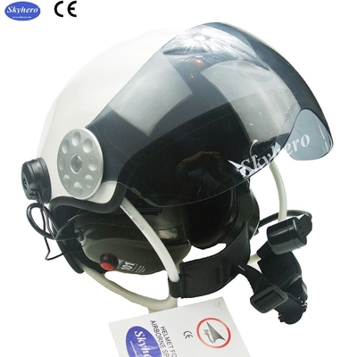 En 966 Casco para parapente con motor estándar Noise Cancel Paramotor Casco Color Rojo Negro Blanco Azul Paramotor