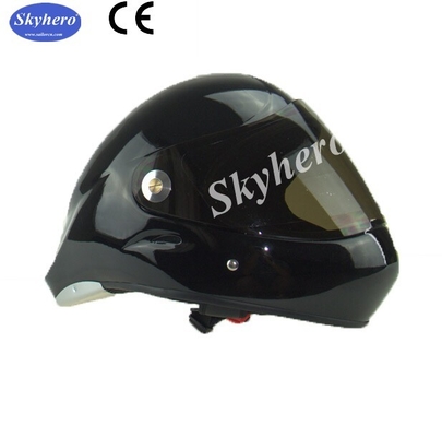 Casco de patinaje con cara llena CE Casco de parapente con cara llena color rojo Casco de tabla larga
