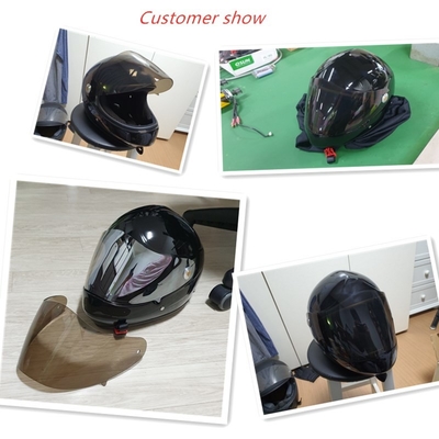 Alta calidad Casco de parapente de cara completa GD-F Color rojo De fibra de vidrio