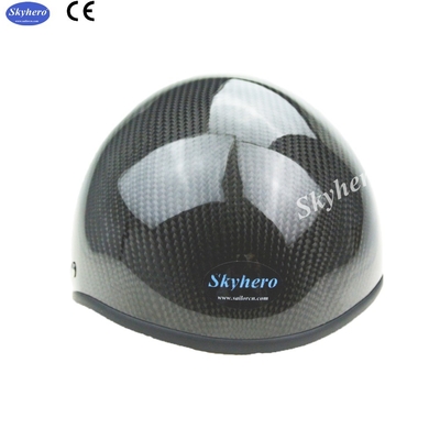 Material de carbono real EN966 estándar Casco de parapente 330g+/-50g de fibra de carbono de color muy claro