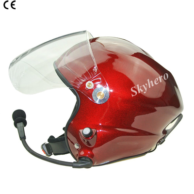 Venta caliente Cancelación de ruido Casco para parapente motorizado Casco paramotor azul Color azul rojo negro