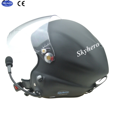 Nuevo color negro Mat Ruido cancelar el casco paramotor con goprobase fábrica profesional