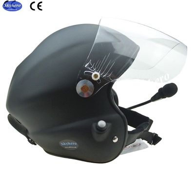 Nuevo color negro Mat Ruido cancelar el casco paramotor con goprobase fábrica profesional