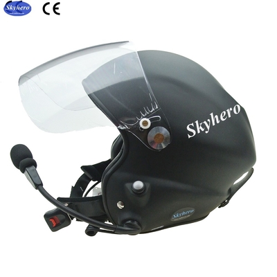 Nuevo color negro Mat Ruido cancelar el casco paramotor con goprobase fábrica profesional