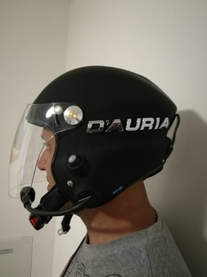 Nuevo color negro Mat Ruido cancelar el casco paramotor con goprobase fábrica profesional