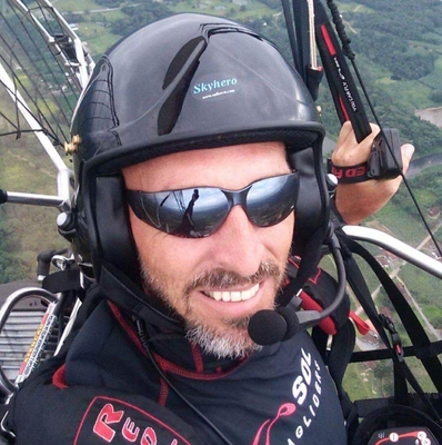 Nuevo color negro Mat Ruido cancelar el casco paramotor con goprobase fábrica profesional
