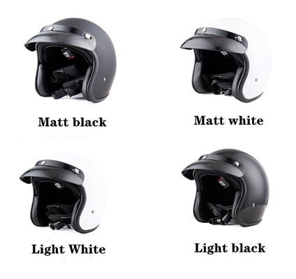 Casco de motocicleta de nueva llegada Cool Shapes 3/4 Cara abierta Casco retro de motocicleta M/L/Xl Amazon Ebay Venta caliente