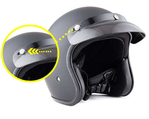 Casco de motocicleta de nueva llegada Cool Shapes 3/4 Cara abierta Casco retro de motocicleta M/L/Xl Amazon Ebay Venta caliente