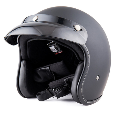 Casco de motocicleta de nueva llegada Cool Shapes 3/4 Cara abierta Casco retro de motocicleta M/L/Xl Amazon Ebay Venta caliente