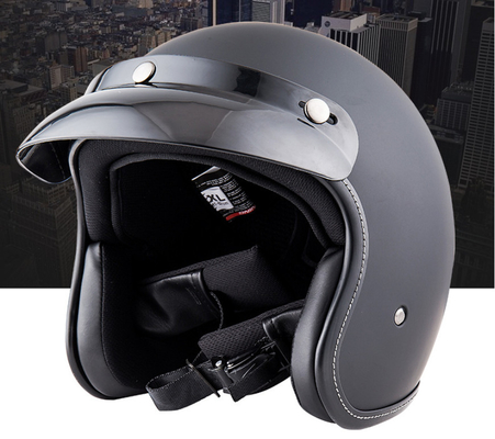 Casco de motocicleta de nueva llegada Cool Shapes 3/4 Cara abierta Casco retro de motocicleta M/L/Xl Amazon Ebay Venta caliente
