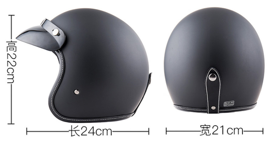 Casco de motocicleta de nueva llegada Cool Shapes 3/4 Cara abierta Casco retro de motocicleta M/L/Xl Amazon Ebay Venta caliente