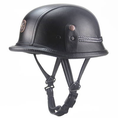 Venta al por mayor Casco de motocicleta Vintage de alta calidad Casco de cara abierta Casco de cara media Casco de motocicleta