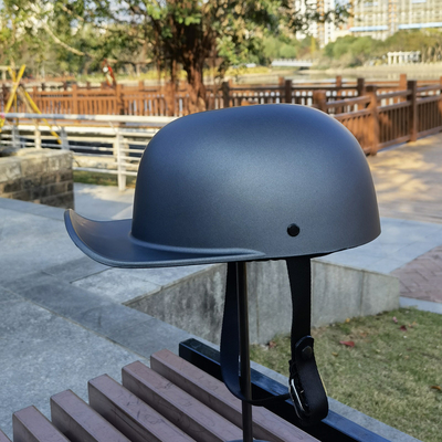 Casco de motocicleta retro Cascos con gorra de cuclillo Casco de béisbol personalizado