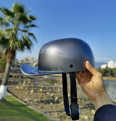 Casco de motocicleta retro Cascos con gorra de cuclillo Casco de béisbol personalizado